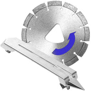 diamond soff cut 6 inch saw blade skid plate green concrete purple