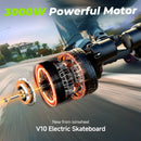 isinwheel V10 Off Road Electric Skateboard with Ambient Light & Remote Control