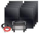 Ecoflow Delta Pro Ultra Power Station & Battery Expansion - 6.1 kWh Storage - with 8x 410W Rich Solar Tier 1 Monocrystalline Panels