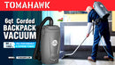 Electric Backpack Vacuum 6 qt Lightweight Commercial High-Performance Cleaning Solution