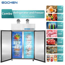 EQCHEN 2 Door 48 Inch Wide Refrigerator Freezer Combo
