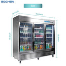 Enfriador de bebidas comercial, refrigerador, nevera