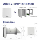 Pioneer® ECOasis 50 Ductless Wall-Mounted Single-Room Wi-Fi Energy Recovery Ventilator
