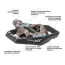 Pedal Shimano PD-M8120 DEORE XT SPD CON CALA