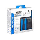 Radio bidireccional Motorola Solutions T270TP, color negro y azul, paquete de tres