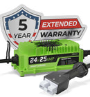FORM Cargador de batería de 24 voltios para montacargas, transpaleta eléctrica, fregadora de suelos - 24V 25A