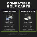 CARGADOR DE BATERÍA FORM 48 voltios para carrito de golf Yamaha G19, G22, 48V- 48V Litio, LiFePO4, Plomo-Ácido - Versión Elite