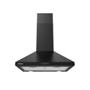 CIARRA 24 Inch Wall Mount Range Hood With 3-Speed Extraction Black