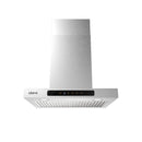CIARRA 24 Inch Wall Mount Range Hood With 3-Speed Extraction CAS60102-OW