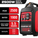Generador de gas Inversor de 2500W con Alerta de CO HB5020-W