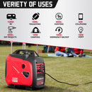 Generador de gas Inversor de 2500W con Alerta de CO HB5020-W