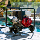 Bomba de agua de basura de 4 pulgadas 423 GPM 13 HP GX390 alimentada por Honda portátil de uso general