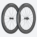 Juego de ruedas Token Konax Tri Disc 76mm de carbono, tubeless, para carretera, 700c