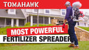 4 Gal Motorized Fertilizer Spreader Broadcast Lawn Seed Ice Melt Salt