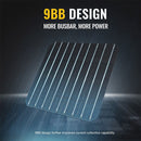 Panel solar monocristalino BougeRV de 200 W, 12 V y 9 BB