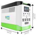 Nature's Generator Lithium 1800 Solar Generator and Transfer Switch