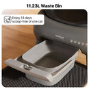 Caja de arena para gatos autolimpiante con tapa abierta Neakasa M1