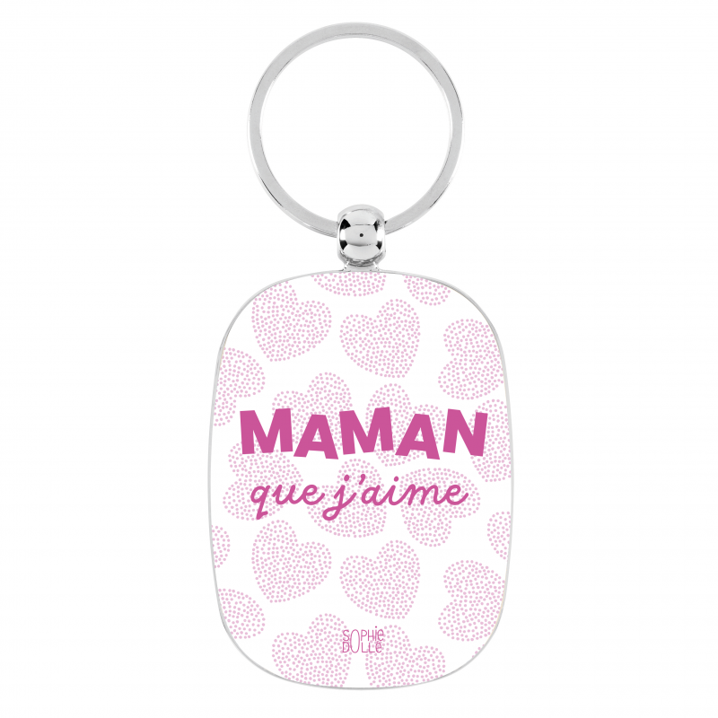 PORTE CLEFS maman que j'aime