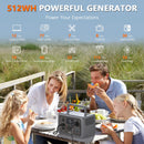 ALLWEI PPS600 Central Eléctrica Portátil 500W | 512Wh