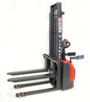 PS3300FE-3M Electric Pallet Stacker, 3300 lbs Capacity, 9.8 ft Lifting Height, Electromagnetic Brake