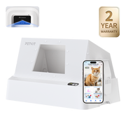 purobot crystal duo automatic cat litter box with ai camera hood version 2 year warranty