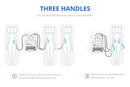 Shape Tactics - Máquina de vacío para celulitis con triple mango y congelación de grasa