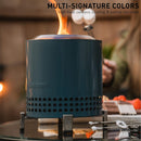 Brasero de mesa Solo Stove Mesa XL con soporte | Mini fogata exterior de baja emisión de humo para zonas urbanas y suburbanas | Funciona con pellets o leña