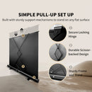 Pantalla de proyector portátil plegable MUBU Alpha con soporte
