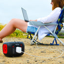 Estación de energía portátil Tomahawk, batería de litio de respaldo de 155Wh 200W y 4 puertos, toma de corriente CA CC, salida de onda sinusoidal pura de 60W USB-C USB-A, digital, luz LED para camping al aire libre, RV