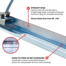 Tomahawk Power Screed Single Aluminum Blade Bundle (Choose 4ft, 6ft, 8ft, 10ft, 12ft, 14ft)