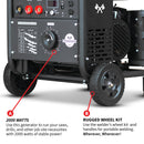 Soldador Generador de 210 Amperes Accionado por Motor 2000 Watts 15 HP a Gasolina