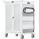 Tripp Lite Safe-IT UV Sanitizing Charging Cart 32-Port AC Antimicrobial for Chromebooks Laptops iPads