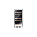 Refrigerador de vinos Empava de 15 pulgadas y dos zonas WC02D