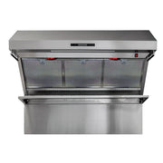Campana extractora de pared y protector contra salpicaduras de 48" Forno Savona