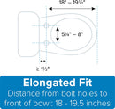 Brondell Swash Select BL97 Bidet Seat with Remote