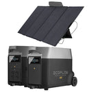 Paquete especial: estación de energía portátil EcoFlow Delta Pro, panel solar de 400 W y batería adicional inteligente 